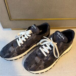 Prada Milano Star Camouflage Sneakers | EU 41 | Worn Few Times